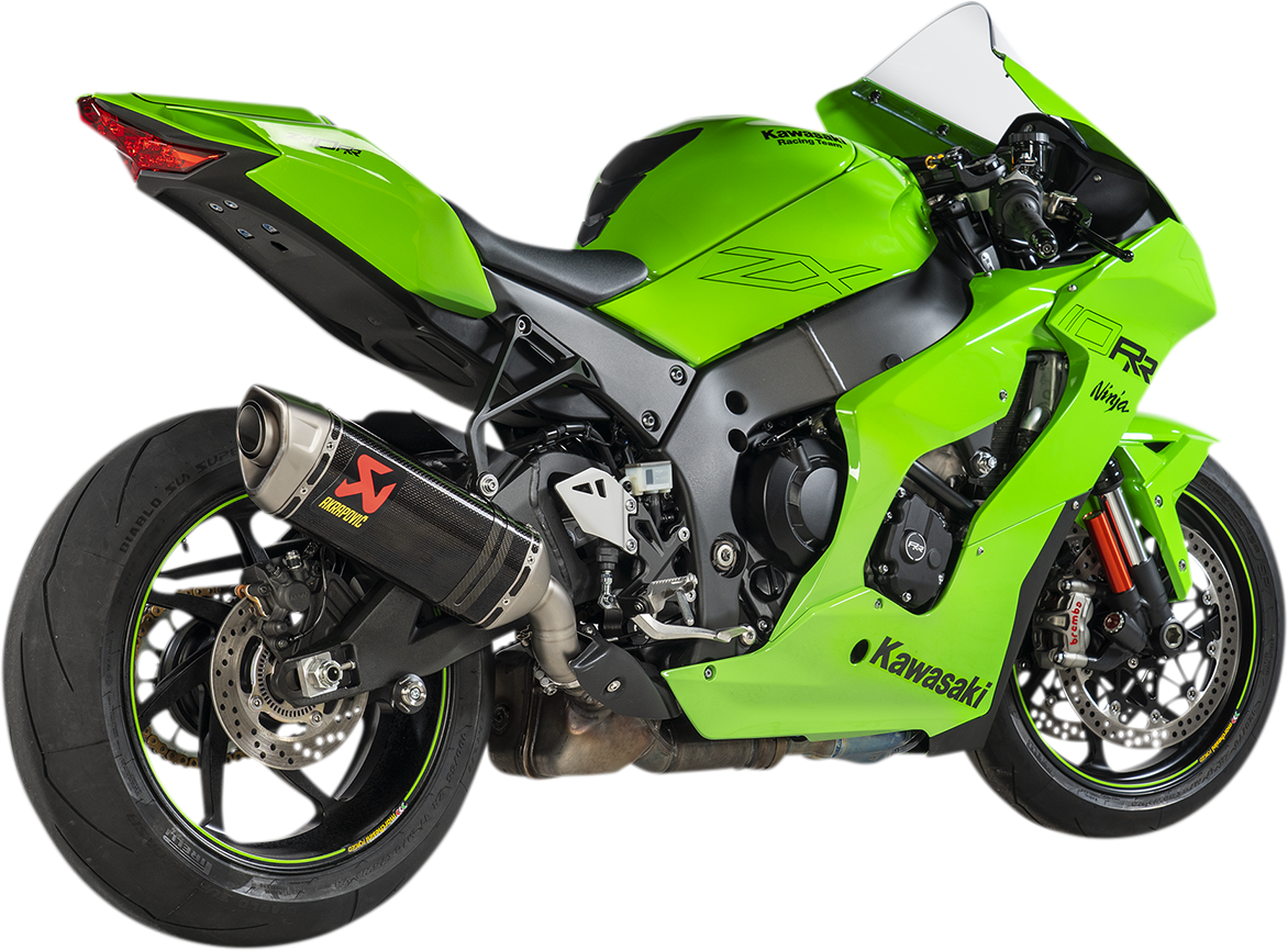 Akrapovic - S-K10SO27-HRC - Slip-On Series Muffler - Carbon Fiber