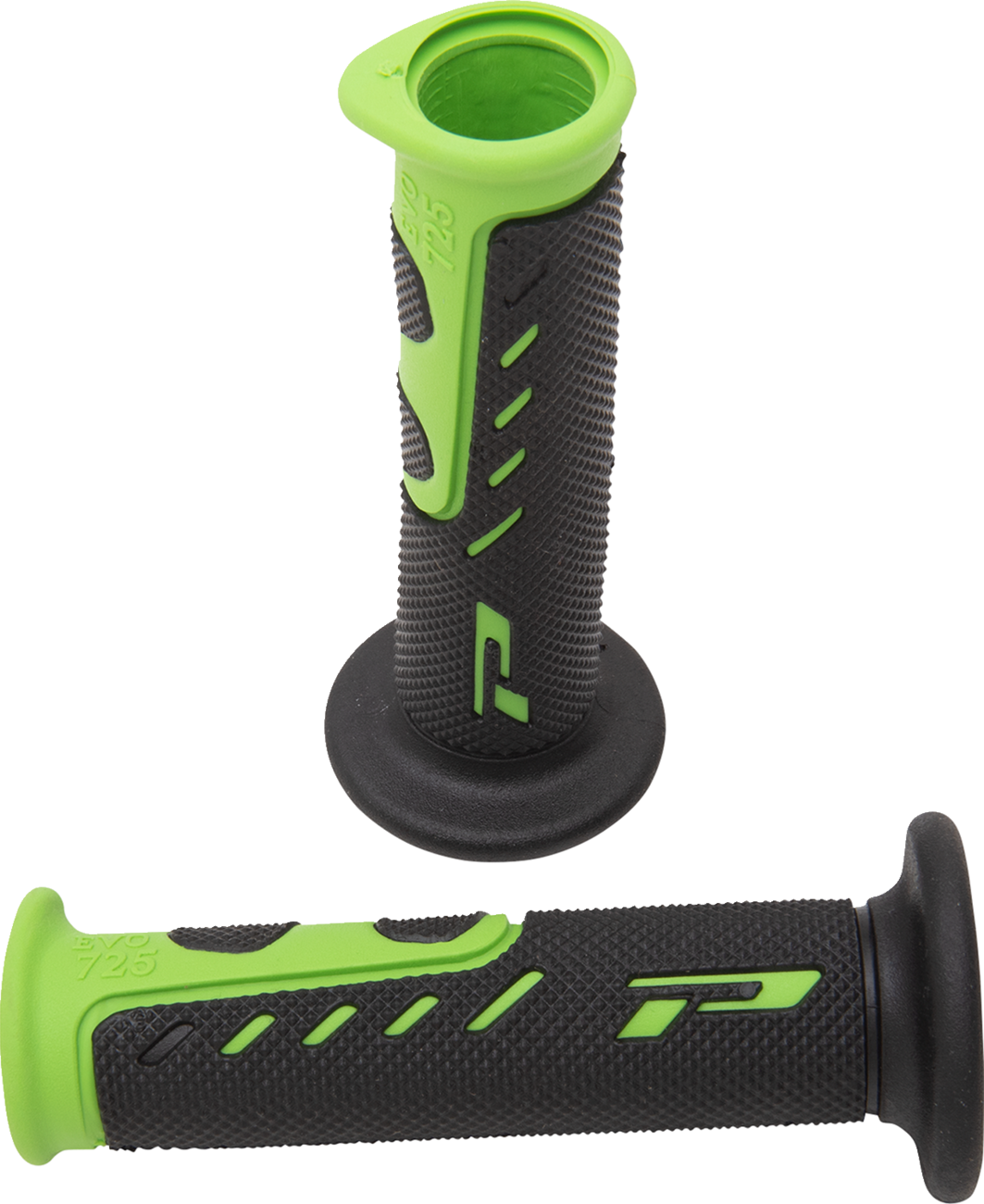 Pro Grip - 725 EVO Molded Gel Grips - Open Ends - Green/Black