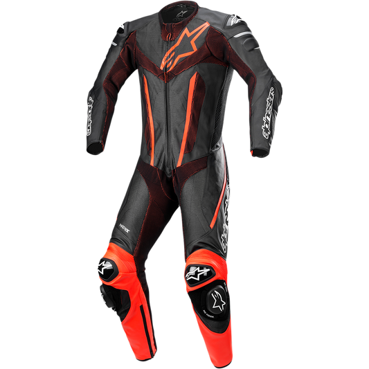 Alpinestars - Fusion 1-Piece Suit - Black/Red Fluorescent