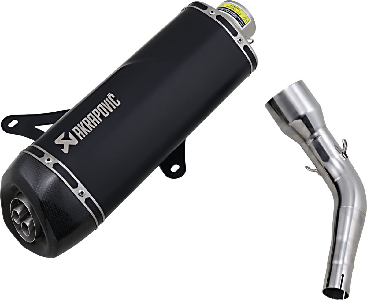 Akrapovic - S-VE3SO9-HRSSBL - Muffler - Black - Stainless Steel - GTS/GTV