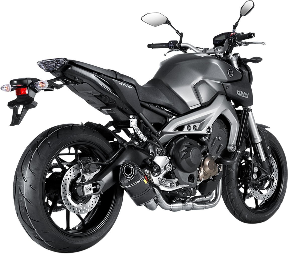 Akrapovic - S-Y9R2-AFC - Stainless Steel/Carbon Fiber Race Exhaust