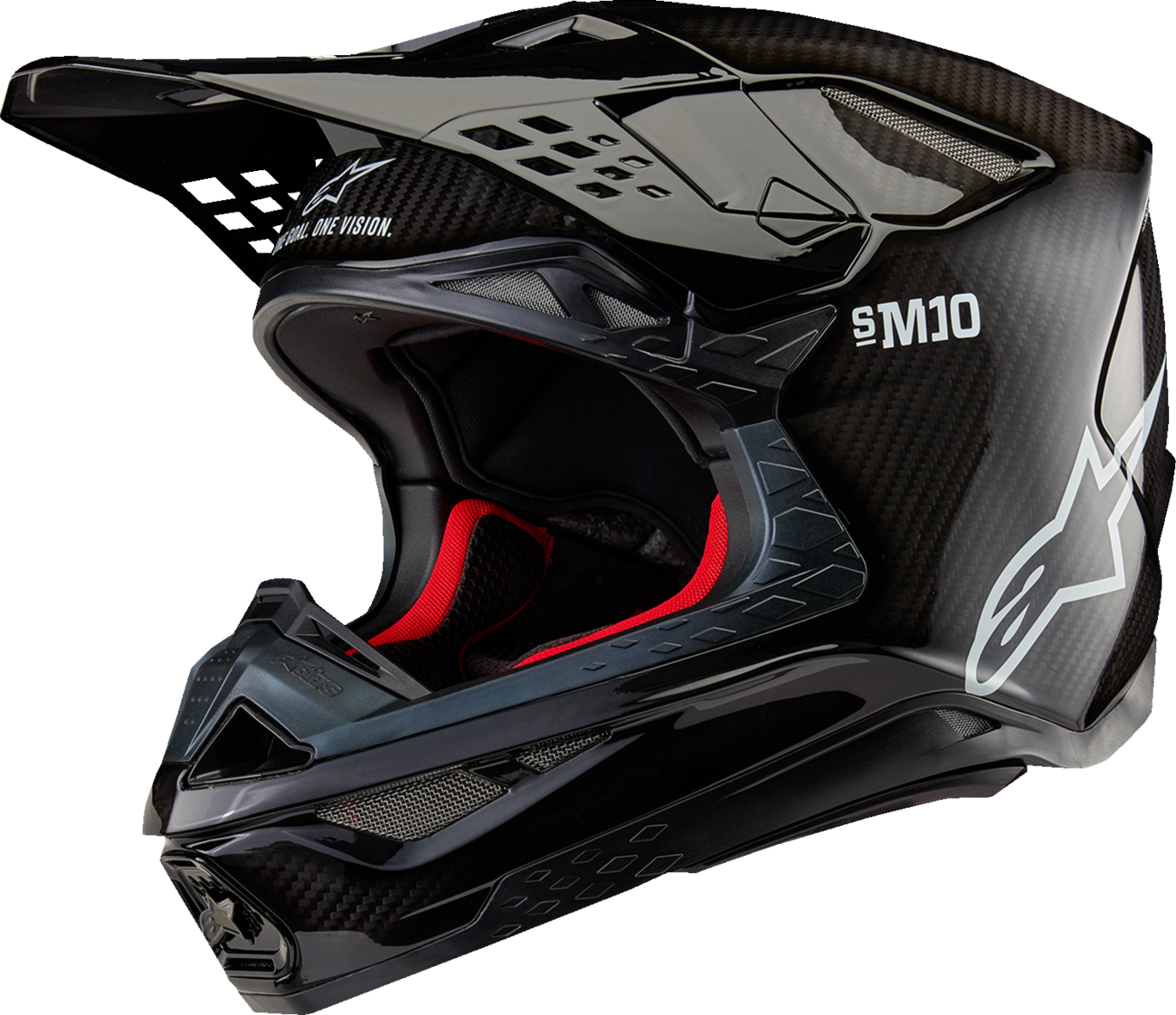 Alpinestars - Supertech M10 Helmet - Solid - MIPS® - Gloss Black Carbon