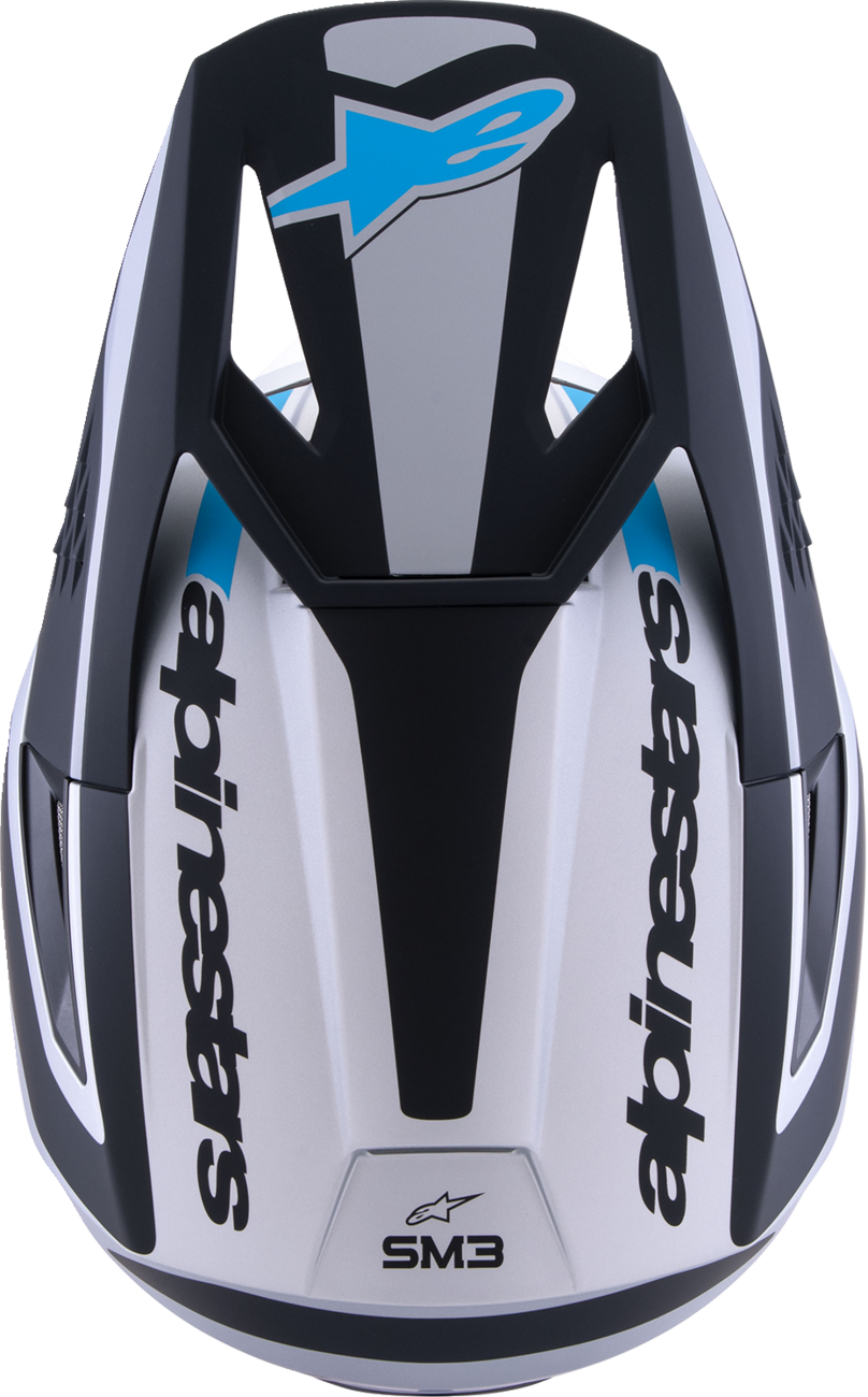 Alpinestars - SM3 Helmet - Heat - Matte Silver/Blue/Black
