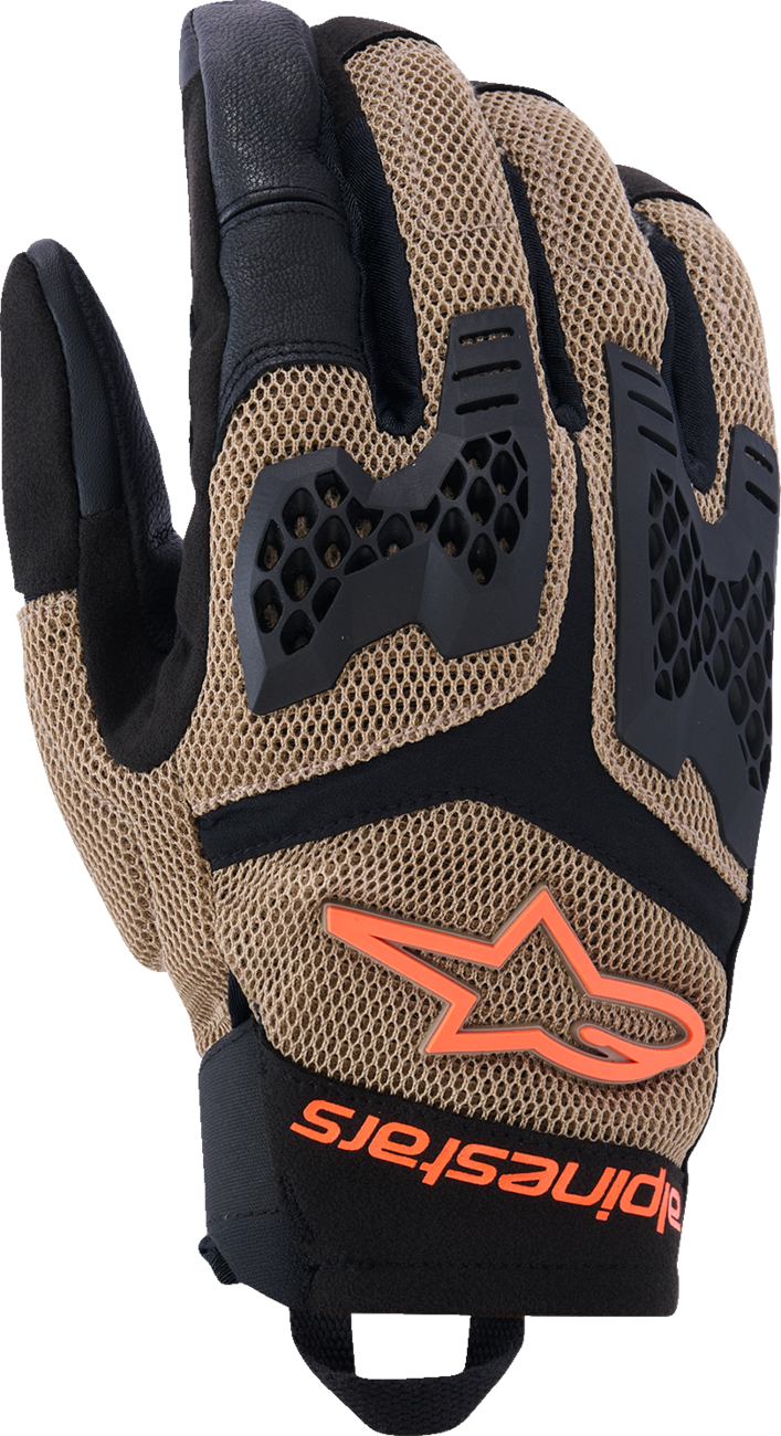 Alpinestars - Manti Air Gloves - Dark Khaki/Black/Fluo Orange