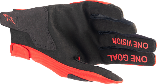 Alpinestars - Youth Radar Gloves - Mars Red/Silver