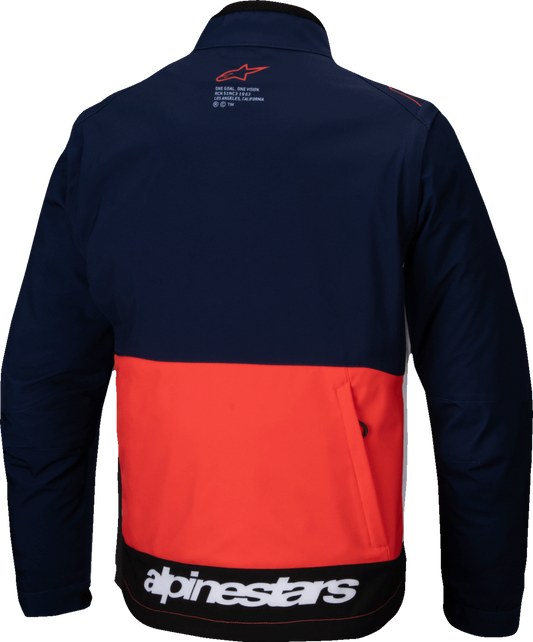Alpinestars - Lite-Dura Softshell Jacket - Navy/Orange/White