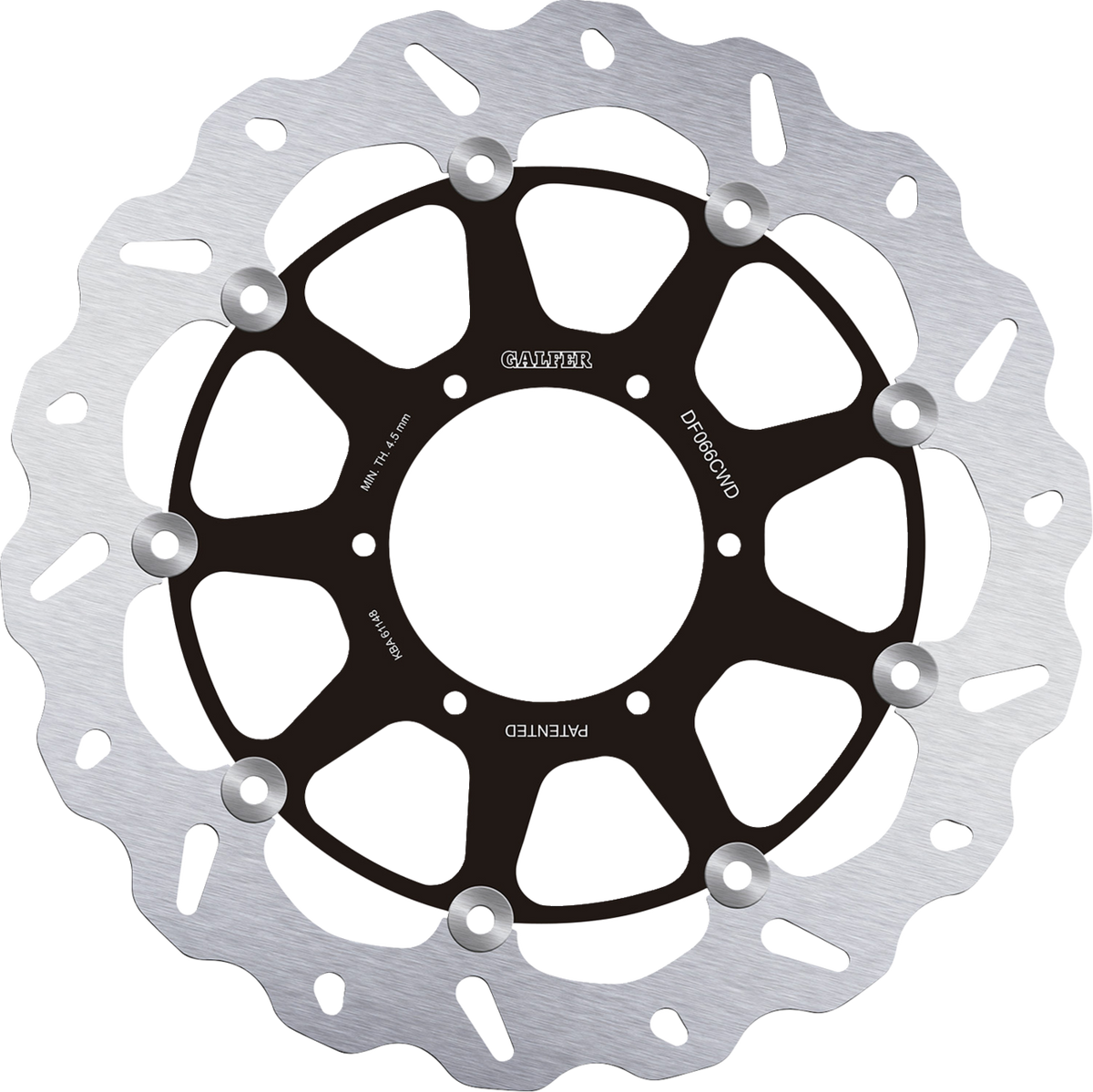 Galfer - DF066CWD - DISC W FLOATING COMPLETE RIGHT (C. ALU.) 330X5M