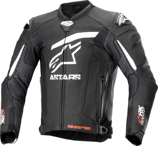 Alpinestars - GP Plus R v4 Rideknit® Leather Jacket - Black/White