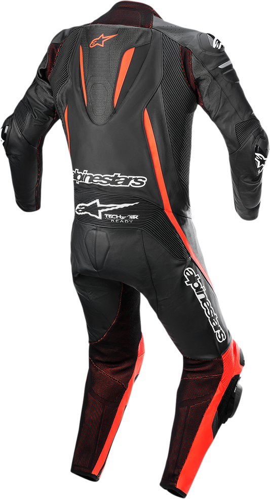 Alpinestars - Fusion 1-Piece Suit - Black/Red Fluorescent