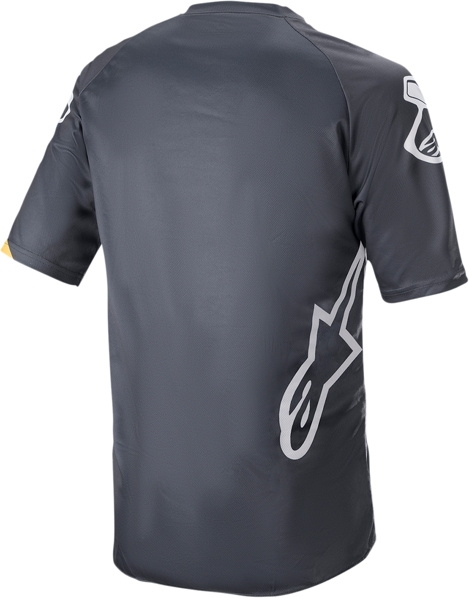Alpinestars - Racer V3 Short-Sleeve Jersey - Anthracite/Sulphur Yellow
