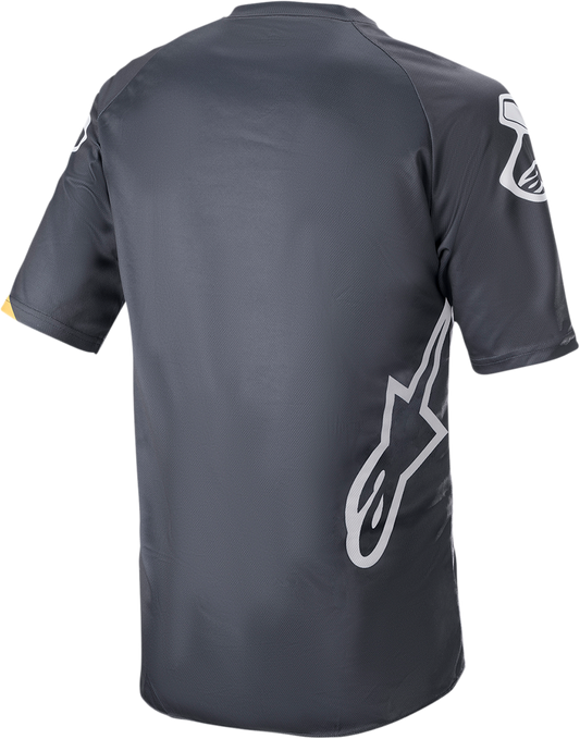 Alpinestars - Racer V3 Short-Sleeve Jersey - Anthracite/Sulphur Yellow