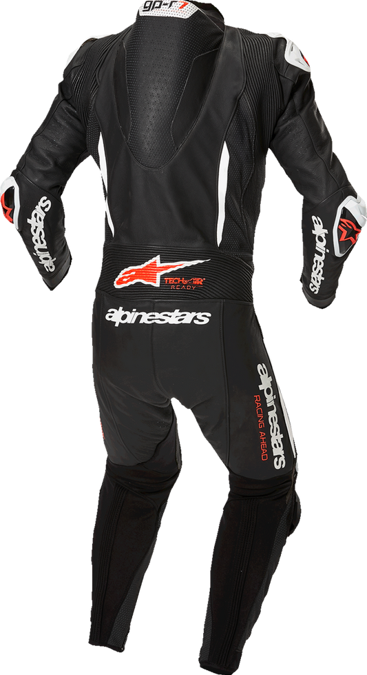Alpinestars - GP-R7 1-PC Leather Suit - Black/White/Red Fluo