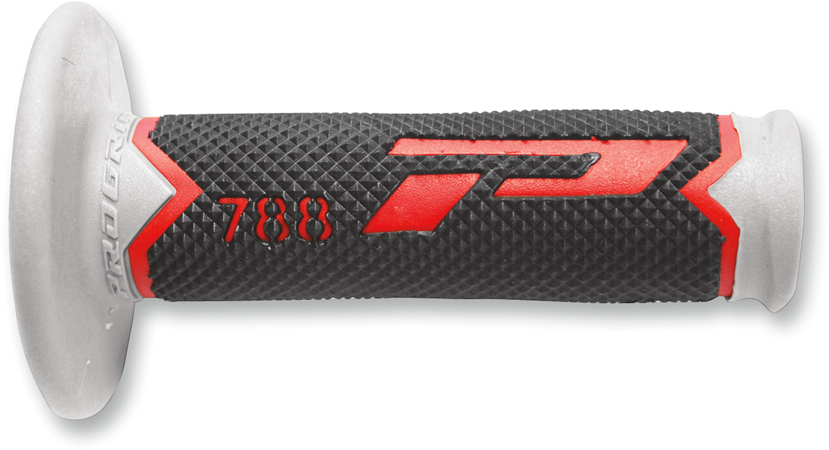 Pro Grip - Cross Triple Density 788 Grips - Red/Gray/Black