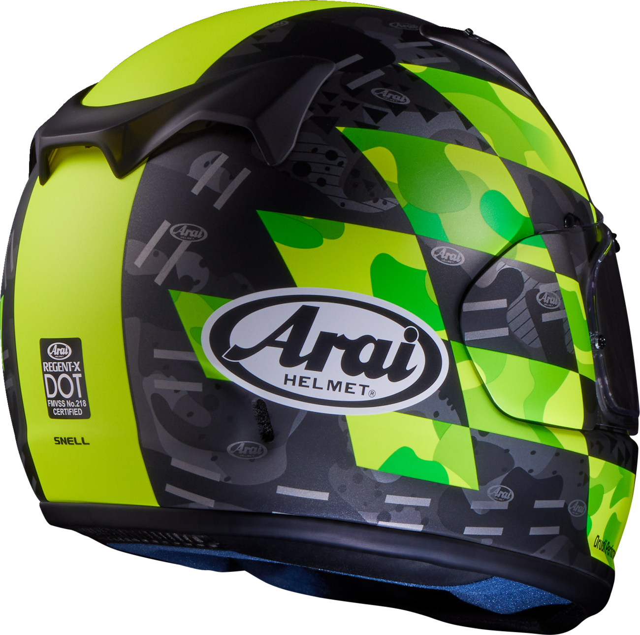 Arai Helmets - Regent-X Helmet - Patch - Yellow Frost