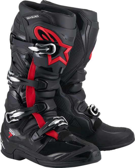 Alpinestars - Tech 7 Boots - Fluorescent Red/Black