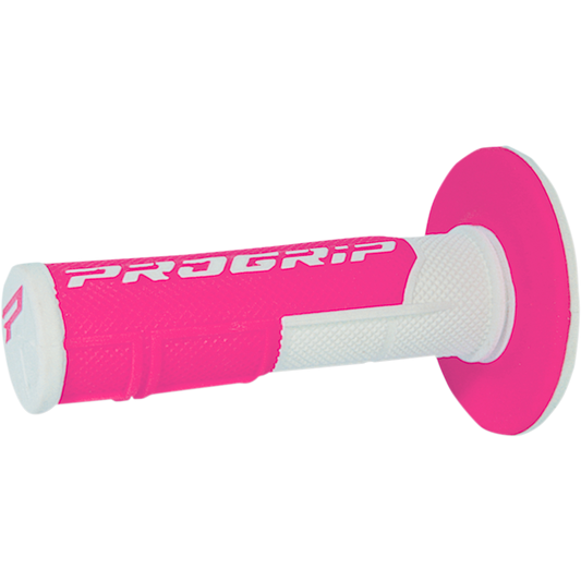 Pro Grip - 801 Hybrid Duo-Density Cross Grips - White/Fluorescent Pink