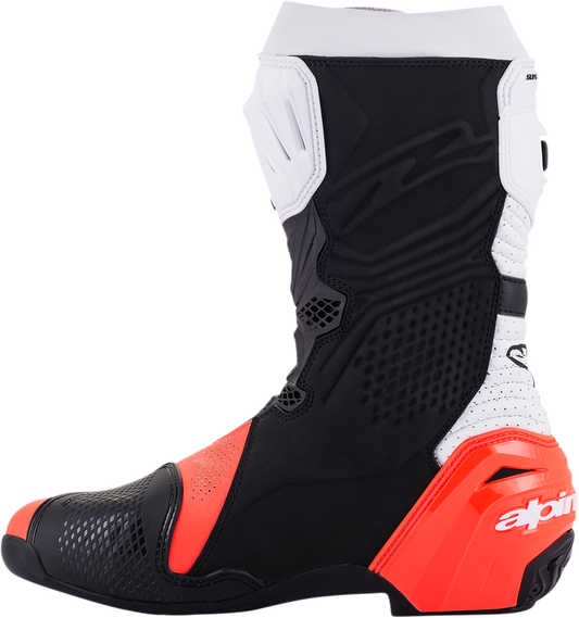 Alpinestars - Supertech V Boots - Black/Fluo Red/White