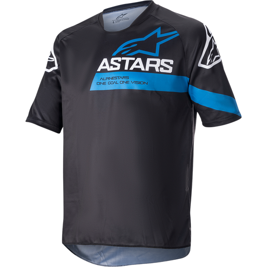 Alpinestars - Racer V3 Short-Sleeve Jersey - Black/Bright Blue