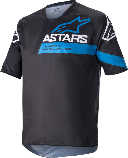Alpinestars - Racer V3 Short-Sleeve Jersey - Black/Bright Blue
