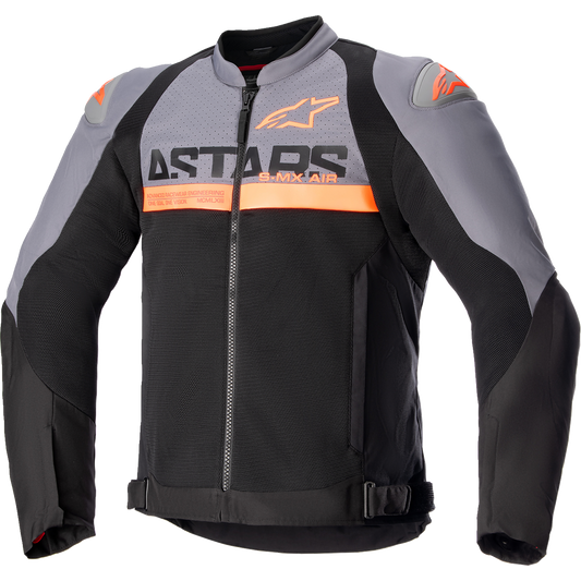Alpinestars - SMX Air Jacket - Dark Gray/Black/Orange Fluo