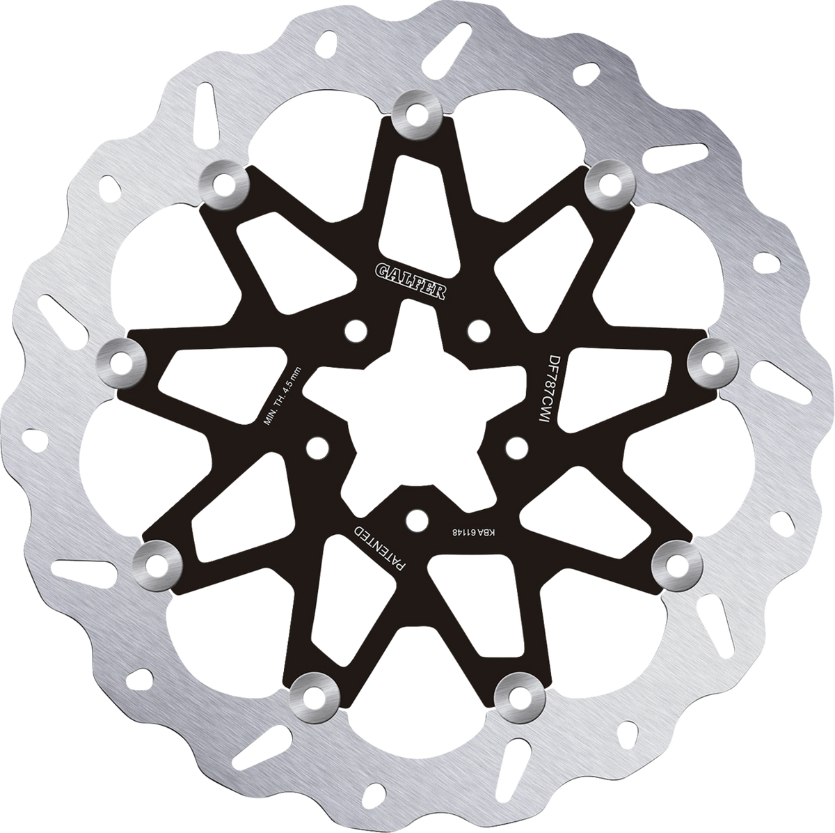 Galfer - DF787CWI - DISC W FLOATING COMPLETE LEFT (ALU. C.) 320X5MM
