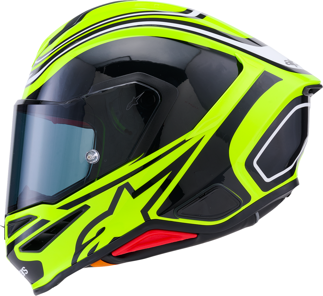 Alpinestars - Supertech R7 Helmet - Zeal - 22.06 - Gloss Yellow Fluo/Black/White