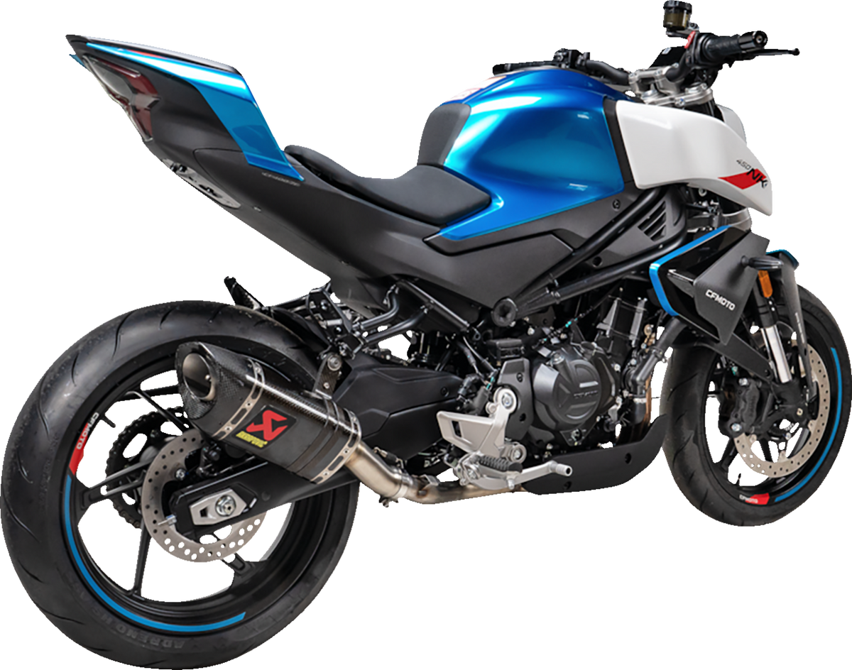 Akrapovic - S-CF4SO1-APC - Slip-On Line Muffler - Carbon Fiber - CFMOTO 450SR/NK