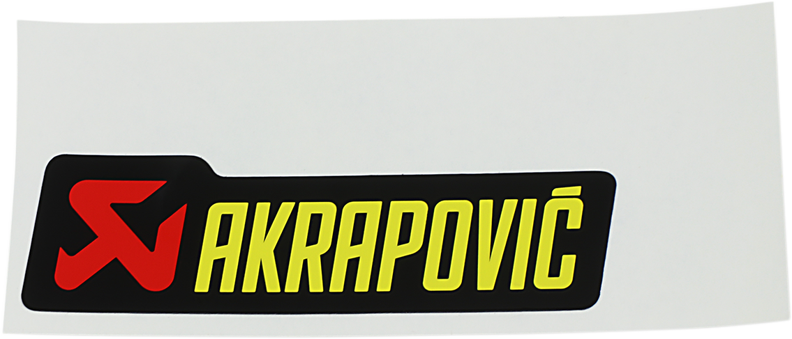Akrapovic - P-HST12AL - Replacement Sticker