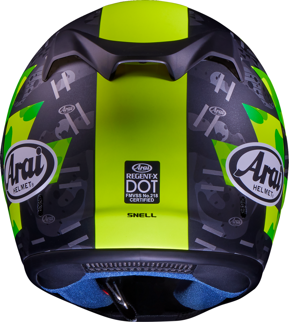 Arai Helmets - Regent-X Helmet - Patch - Yellow Frost