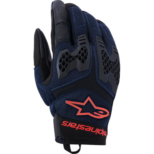 Alpinestars - Manti Air Gloves - Deep Blue/Fluo Red/Asphalt
