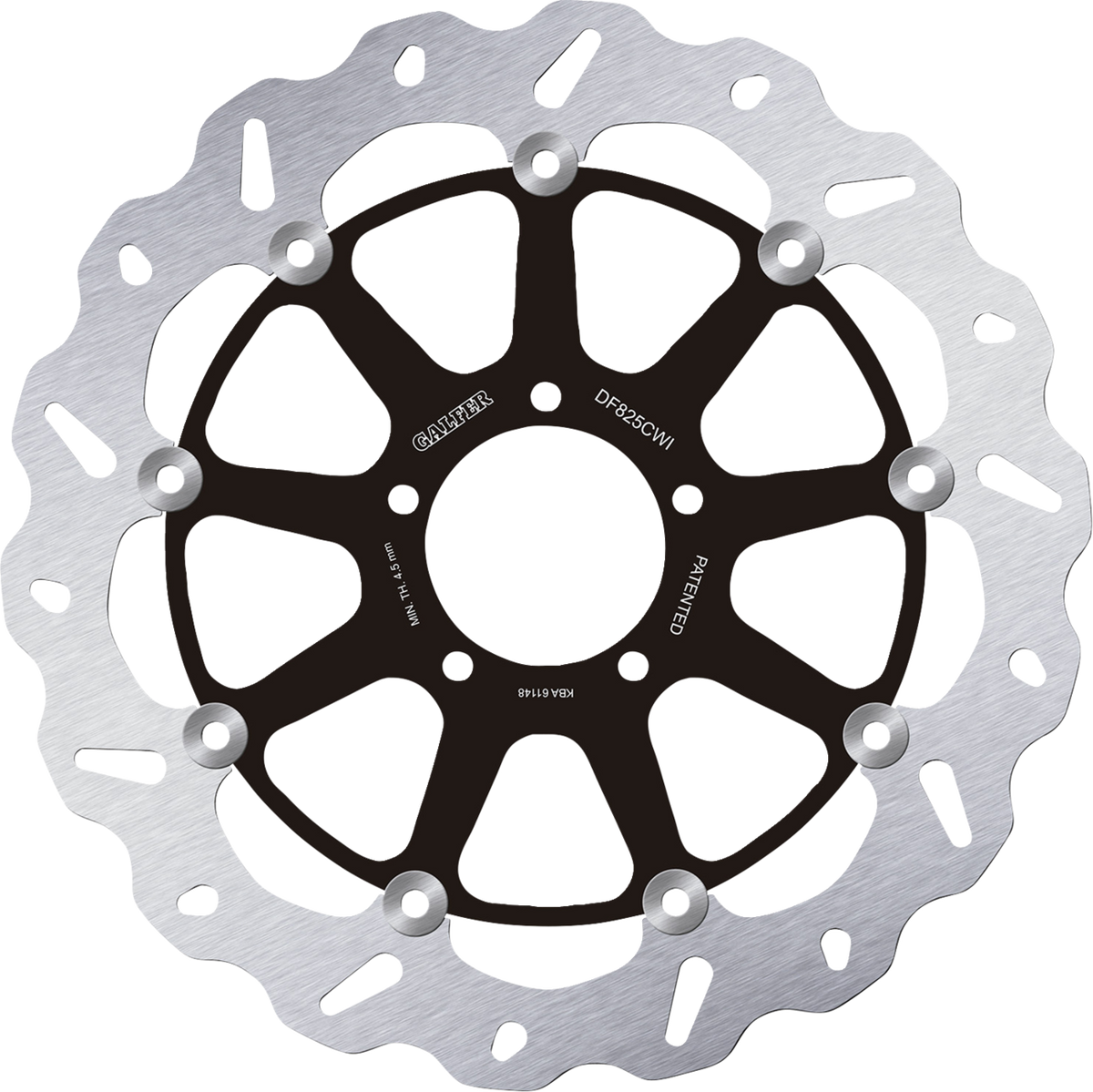 Galfer - DF825CWI - DISC W FLOATING COMPLETE LEFT (C. ALU.) 330X5MM