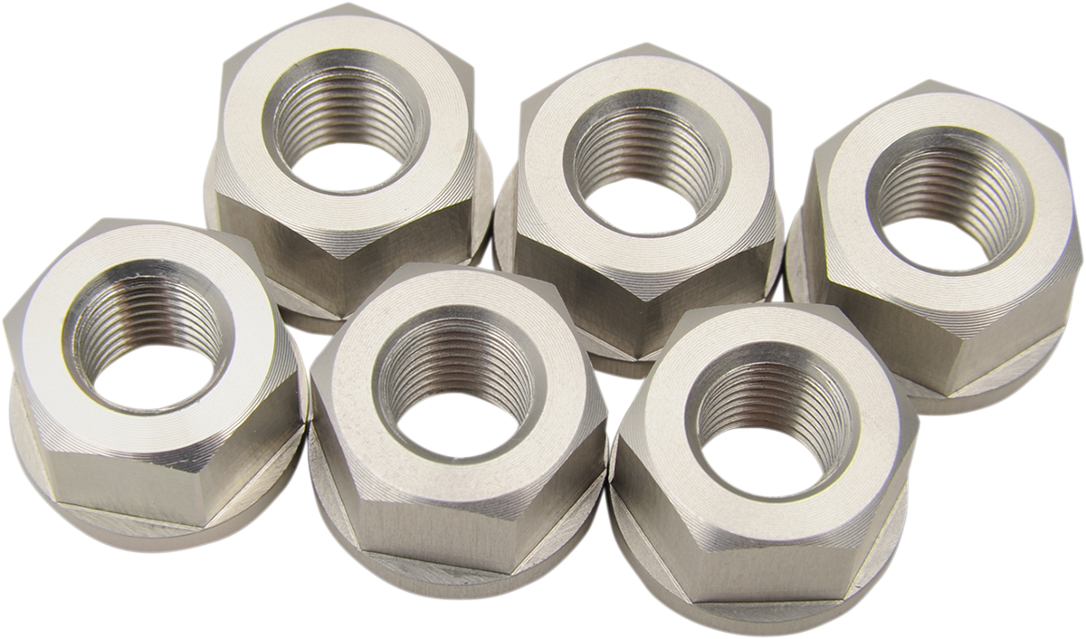 Driven Racing - DSNSL - Sprocket Nuts - Sport Bike - Silver - M10 x 1.25