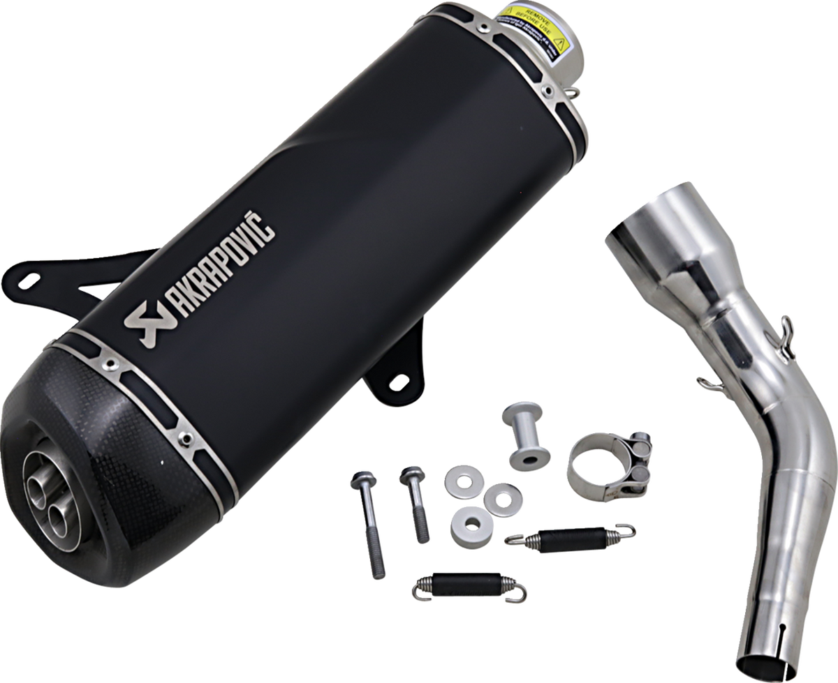 Akrapovic - S-VE3SO9-HRSSBL - Muffler - Black - Stainless Steel - GTS/GTV
