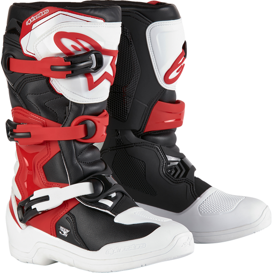 Alpinestars - Youth Tech3S Boots - White/Black/Red