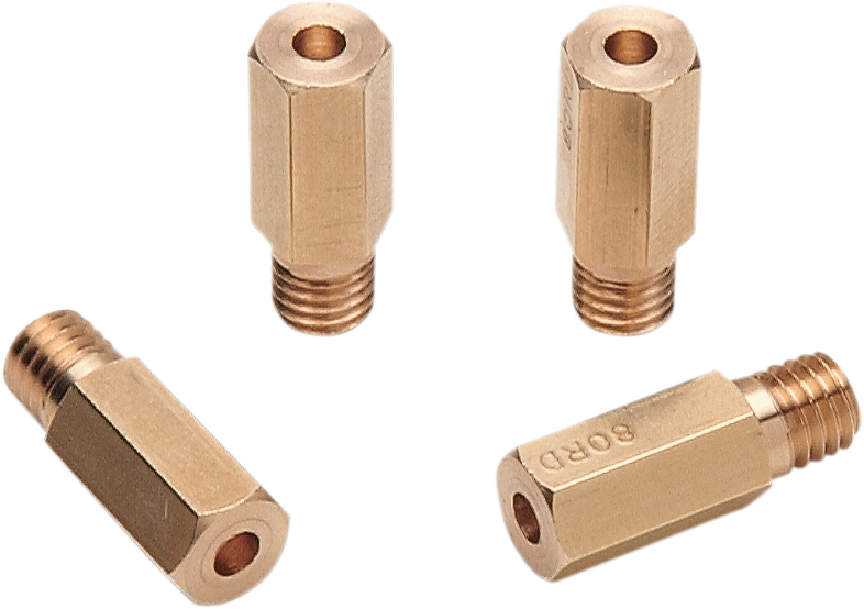 EBC - CR128-4 - A-Bax Precision Keihin-Style Hex Head (CR Prefix) Main Jets - #128 - 4-Pack