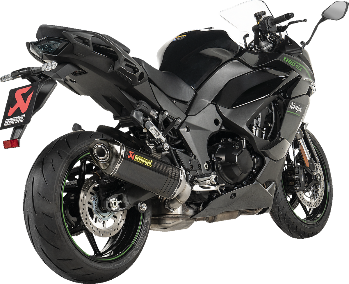 Akrapovic - S-K10SO32-HRC - Slip-On Line Muffler - Carbon Fiber - Kawasaki Ninja 1000 SX & Ninja 1100 SX