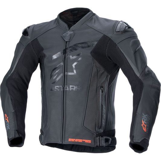 Alpinestars - GP Plus R v4 Rideknit® Leather Jacket - Black/Black