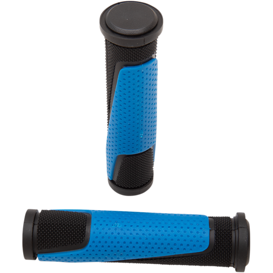Pro Grip - 807 Double Density Open End Grips - Light Blue/Black