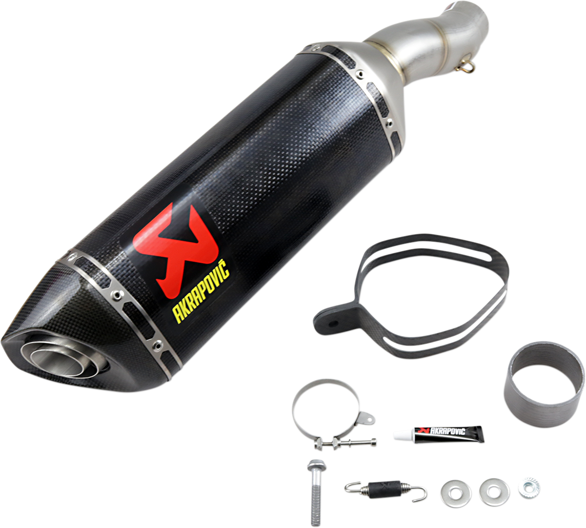 Akrapovic - S-K6SO7-ZC - Slip-On Line Muffler - Carbon Fiber