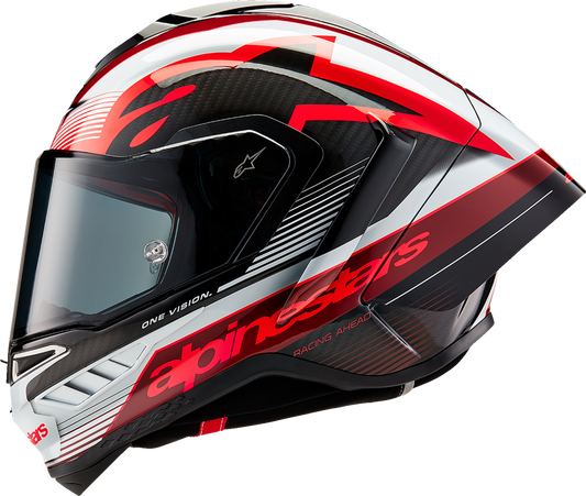 Alpinestars - Supertech R10 Helmet - Team - Black/Carbon Red/Gloss White