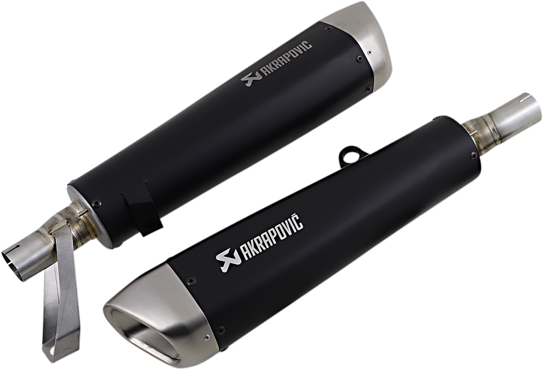 Akrapovic - S-T9SO2-HCQTBL - Street Twin Mufflers - Titanium