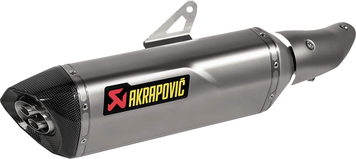 Akrapovic - S-K5SO1-HRT - Slip-On Line Muffler - Titanium - Ninja 500/Z500