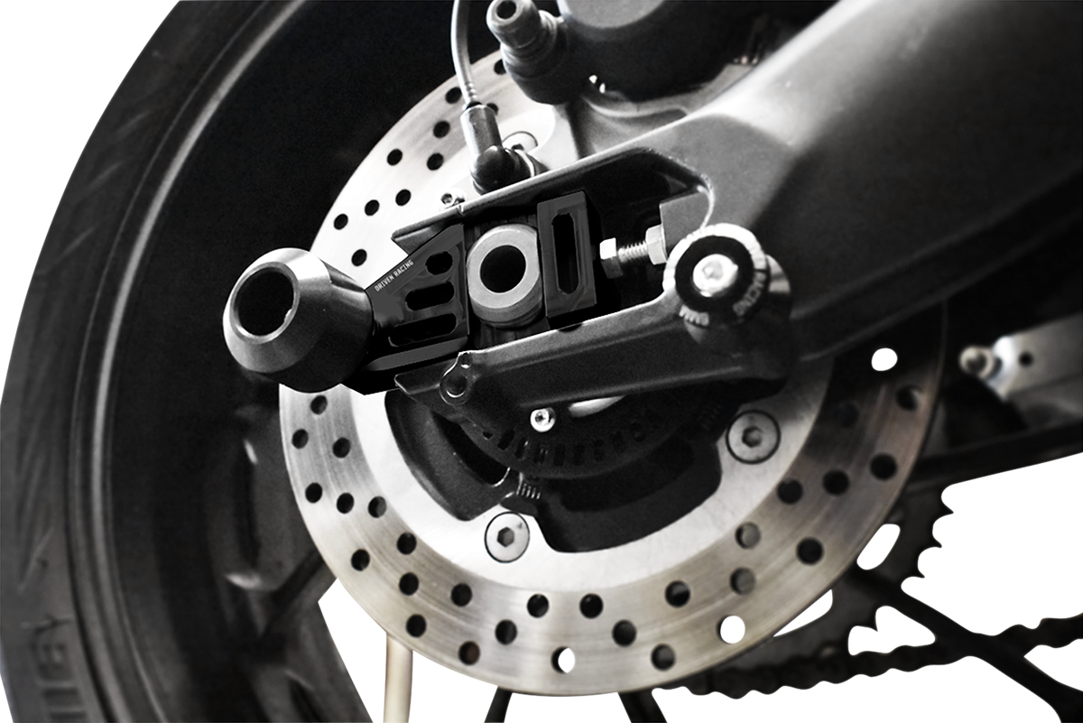 Driven Racing - DRAX-121-BK - Axle Block Sliders - Yamaha FZ-9 - Black