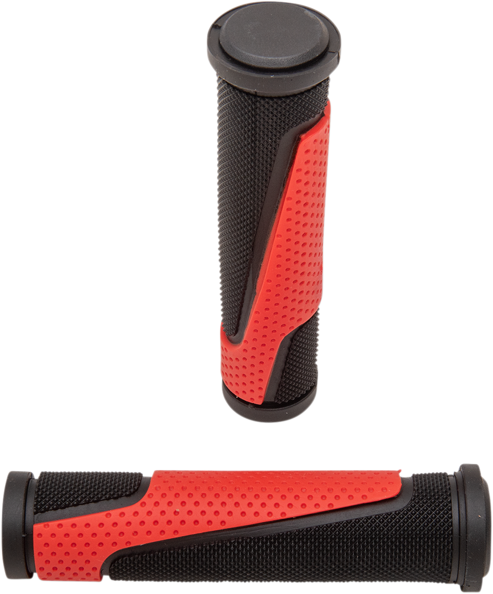 Pro Grip - 807 Double Density Open End Grips - Red/Black