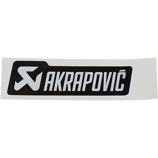 Akrapovic - P-HST4ALMONO - Replacement Sticker