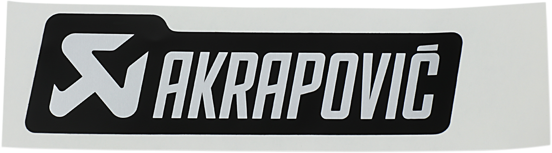 Akrapovic - P-HST4ALMONO - Replacement Sticker