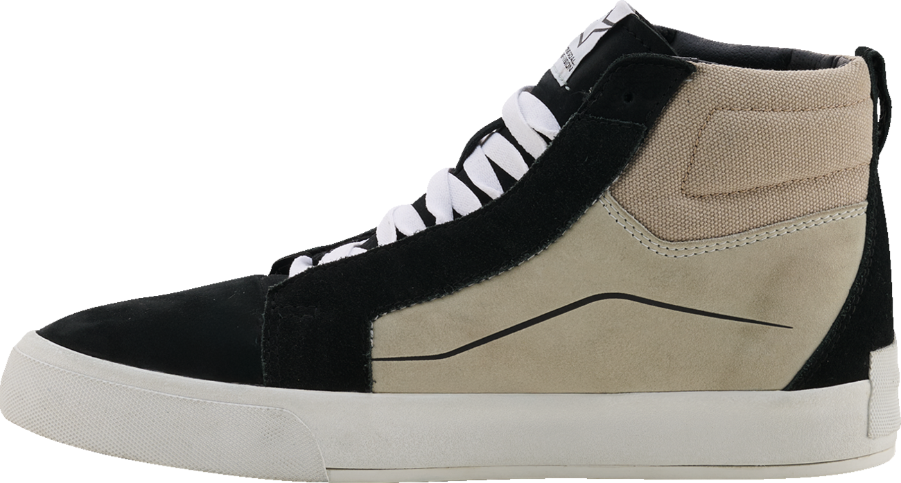 Alpinestars - Ride-63 Leather Shoes - Black/Cool Gray/White
