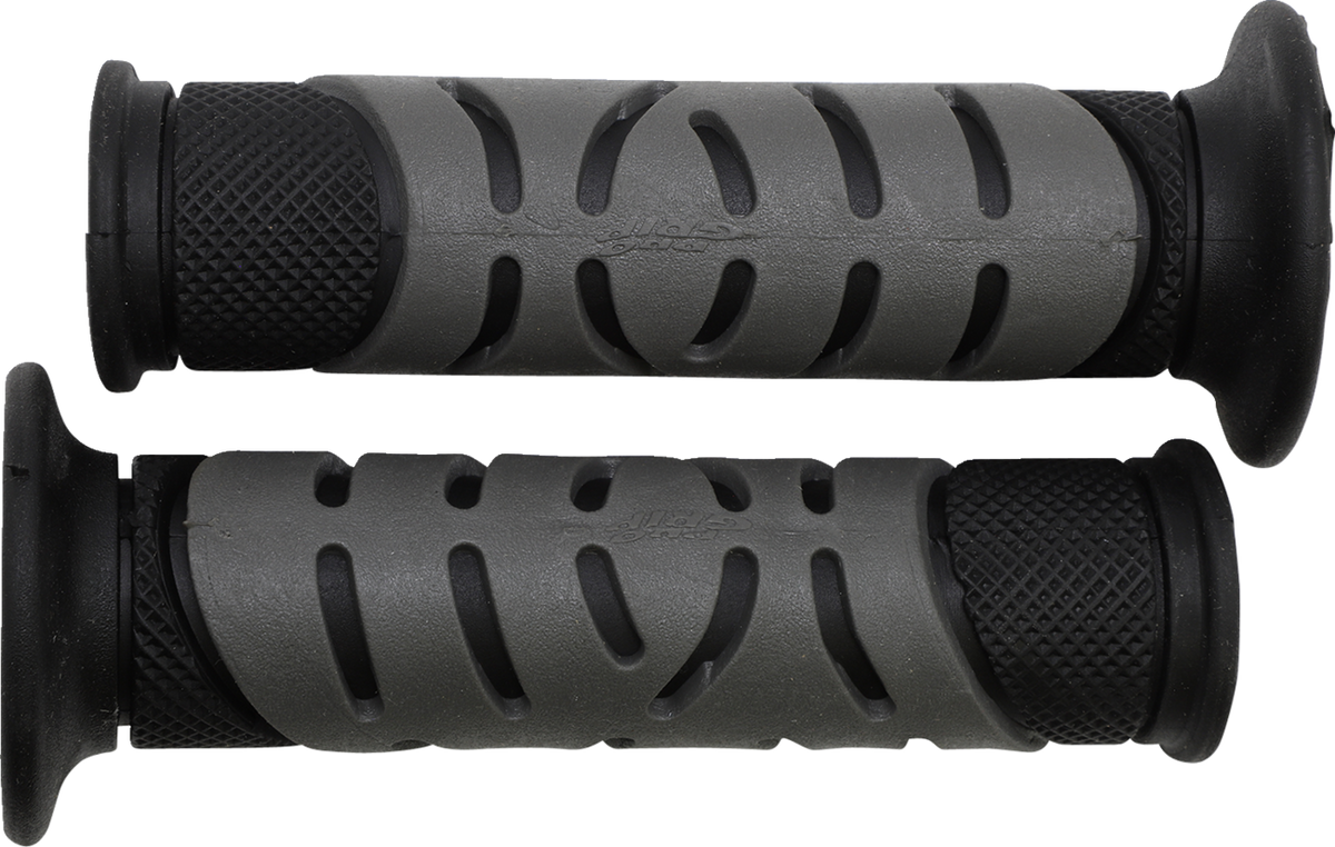 Pro Grip - 719 Dual Density Sportbike Grips - Open Ends - Black/Gray