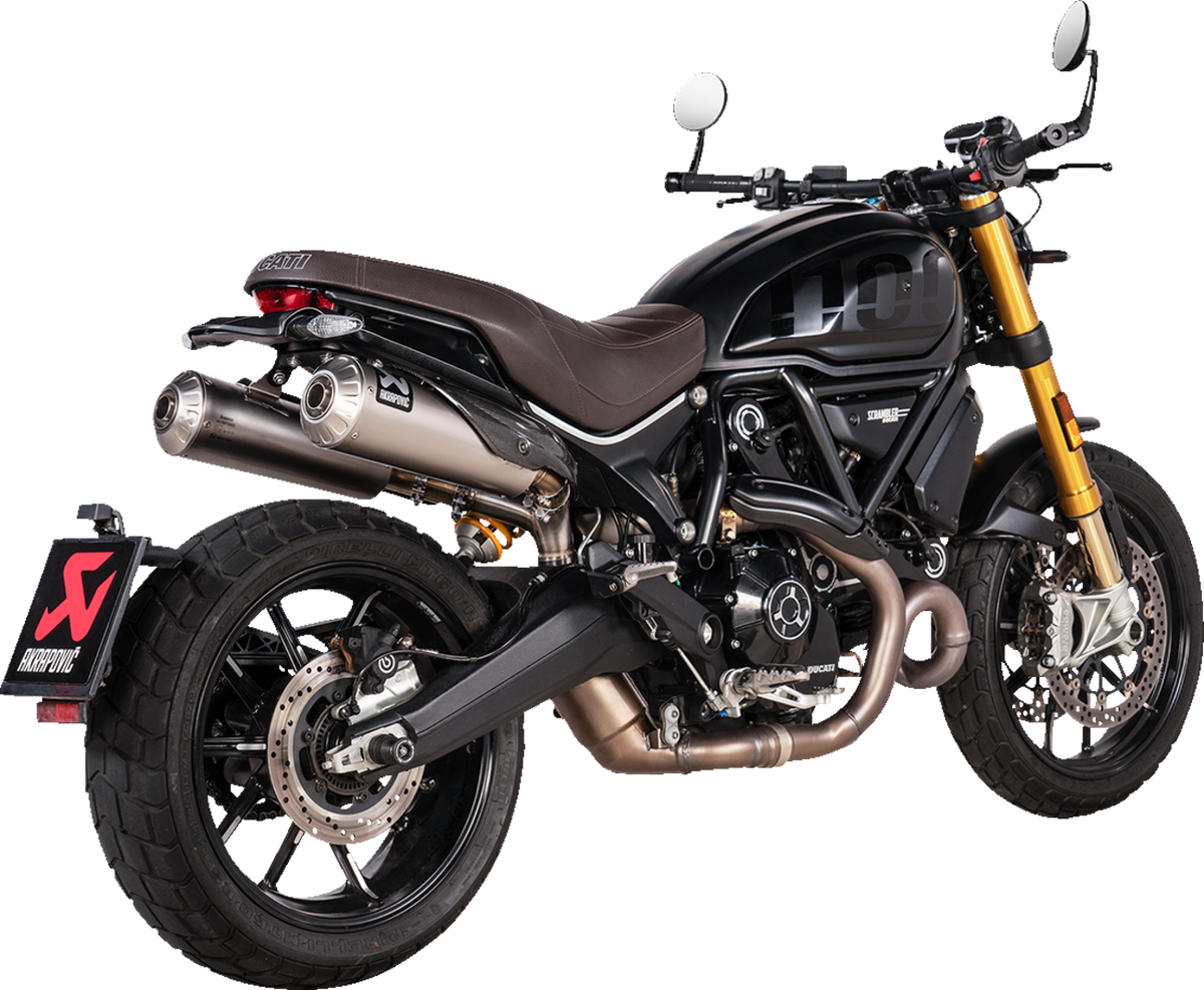 Akrapovic - S-D11SO13-HBFGT - Slip-On Muffler - Titanium