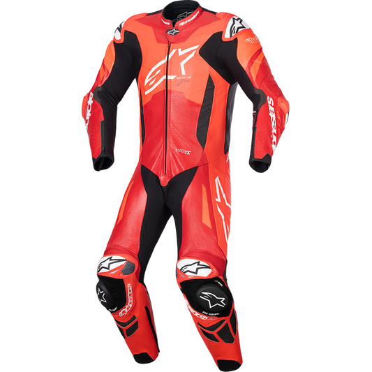Alpinestars - GP Plus v4 Sprint 1-Piece Leather Suit - Red Fluo/Mid Red/White